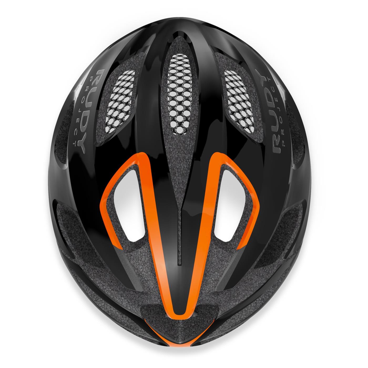RUDY PROJECT STRYM BLACK ORANGE SHINY