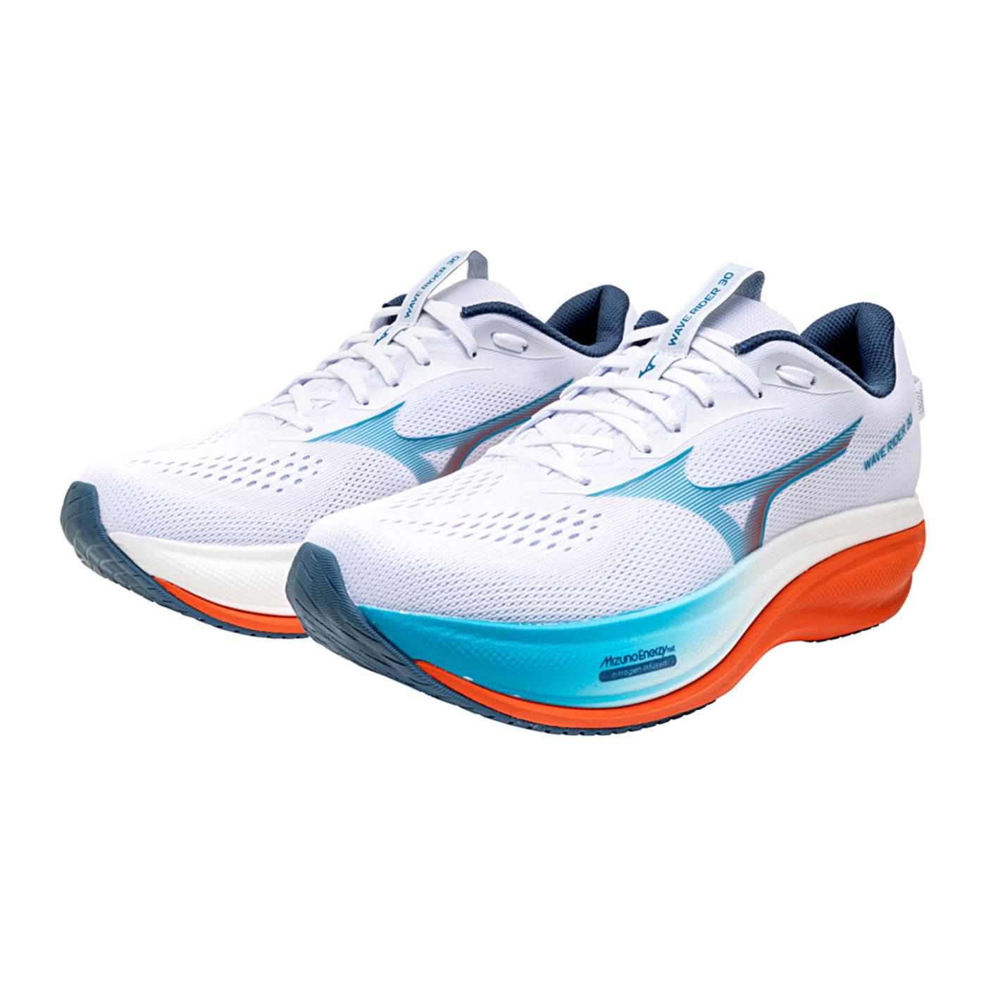 MIZUNO WAVE RIDER 30 - Bianco - vista 3