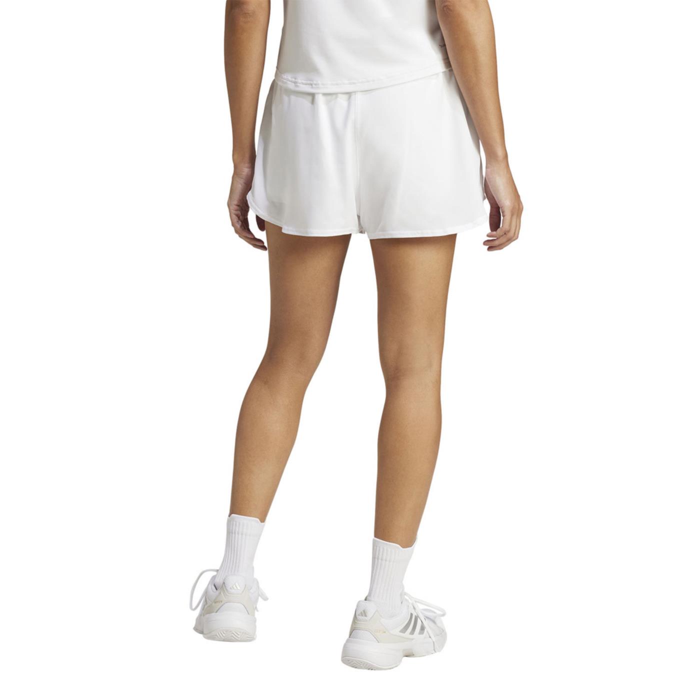 ADIDAS CLUB WOMAN SHORTS WHITE - Bianco - vista 2