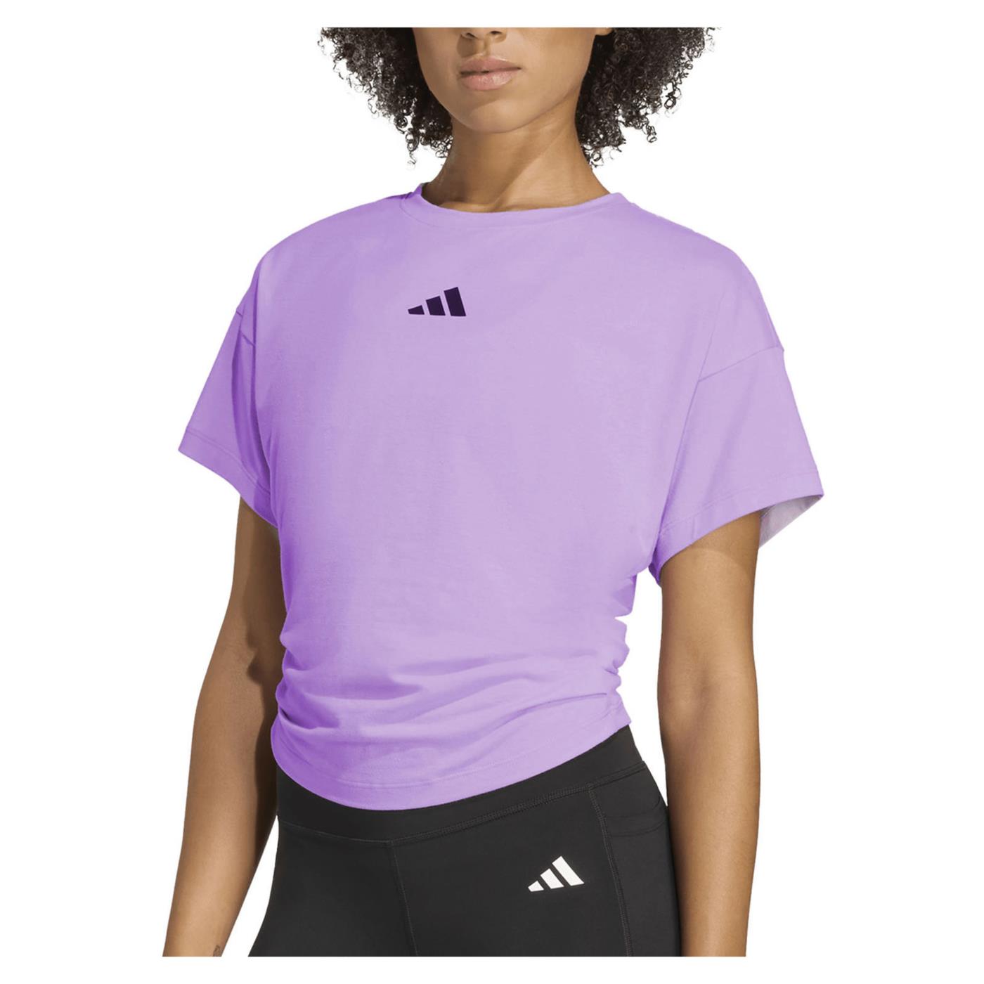 ADIDAS POWER WOMAN TEE - Lilla - vista 2