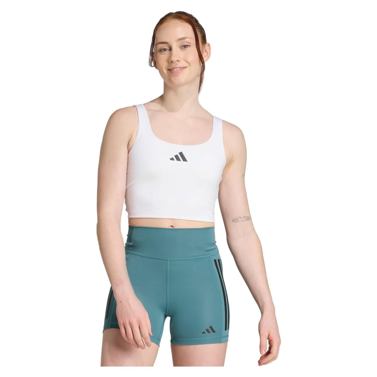 ADIDAS OPTIME BRA TANK WHITE - seconda immagine