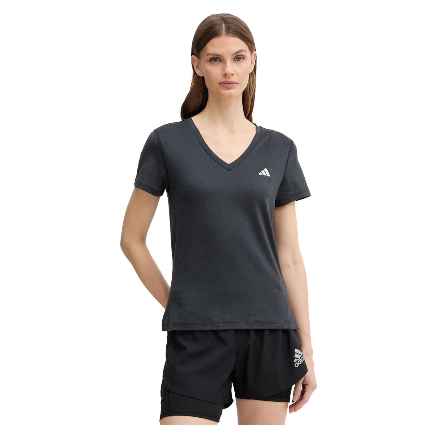 ADIDAS WORKOUT V NECK WOMAN TEE