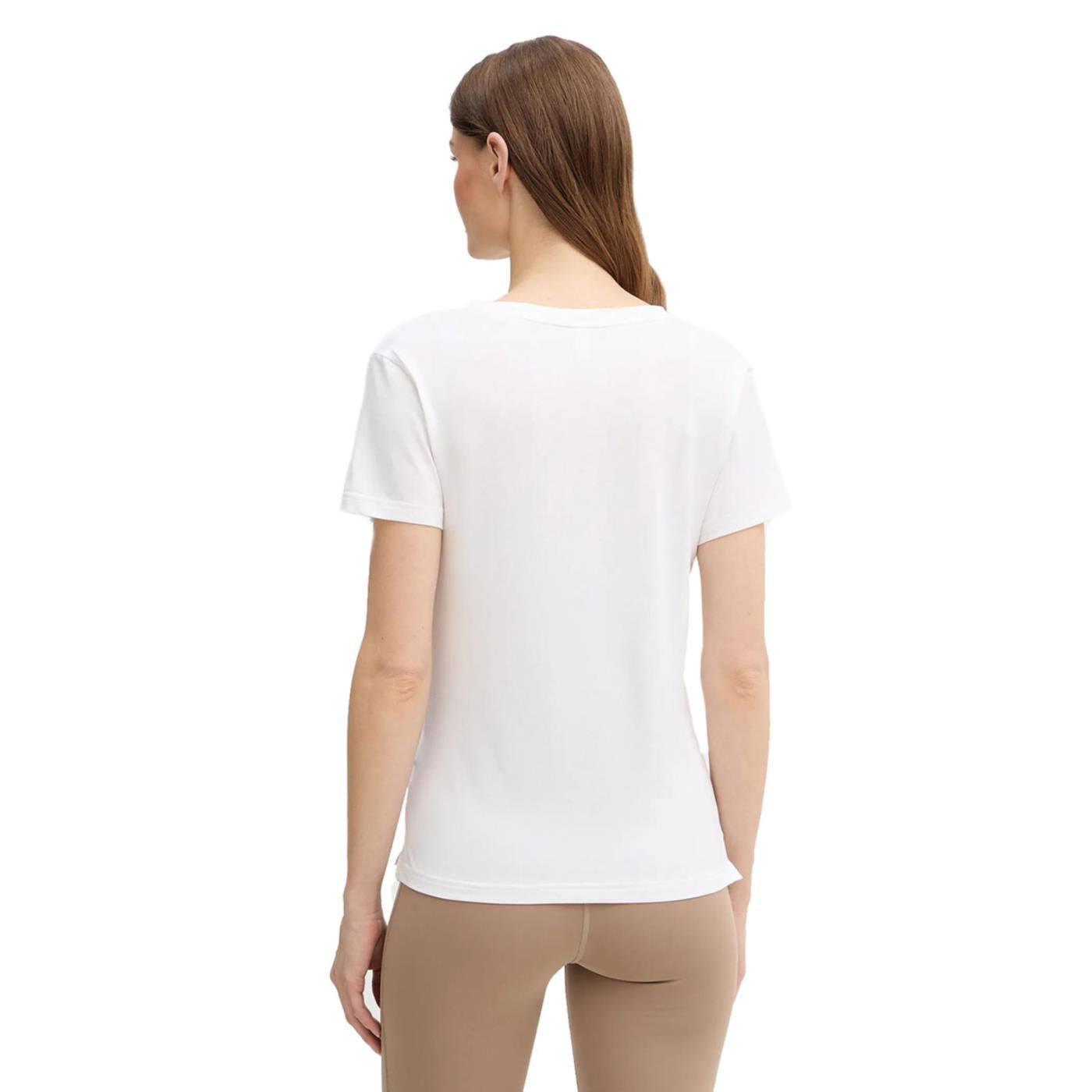 ADIDAS WORKOUT V NECK WOMAN TEE - vista 3
