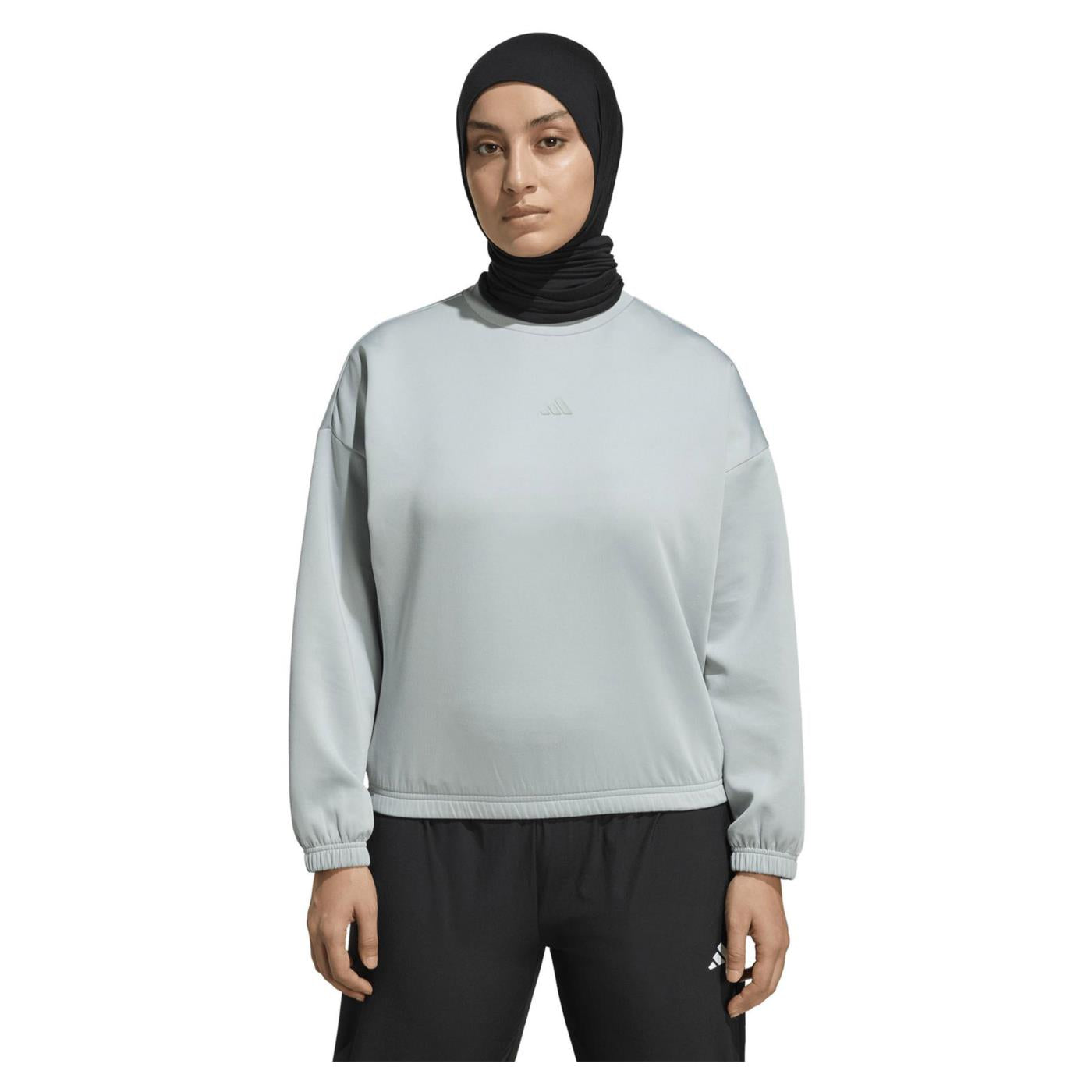 ADIDAS MOTION ES COVER W CREW - Nero - immagine principale