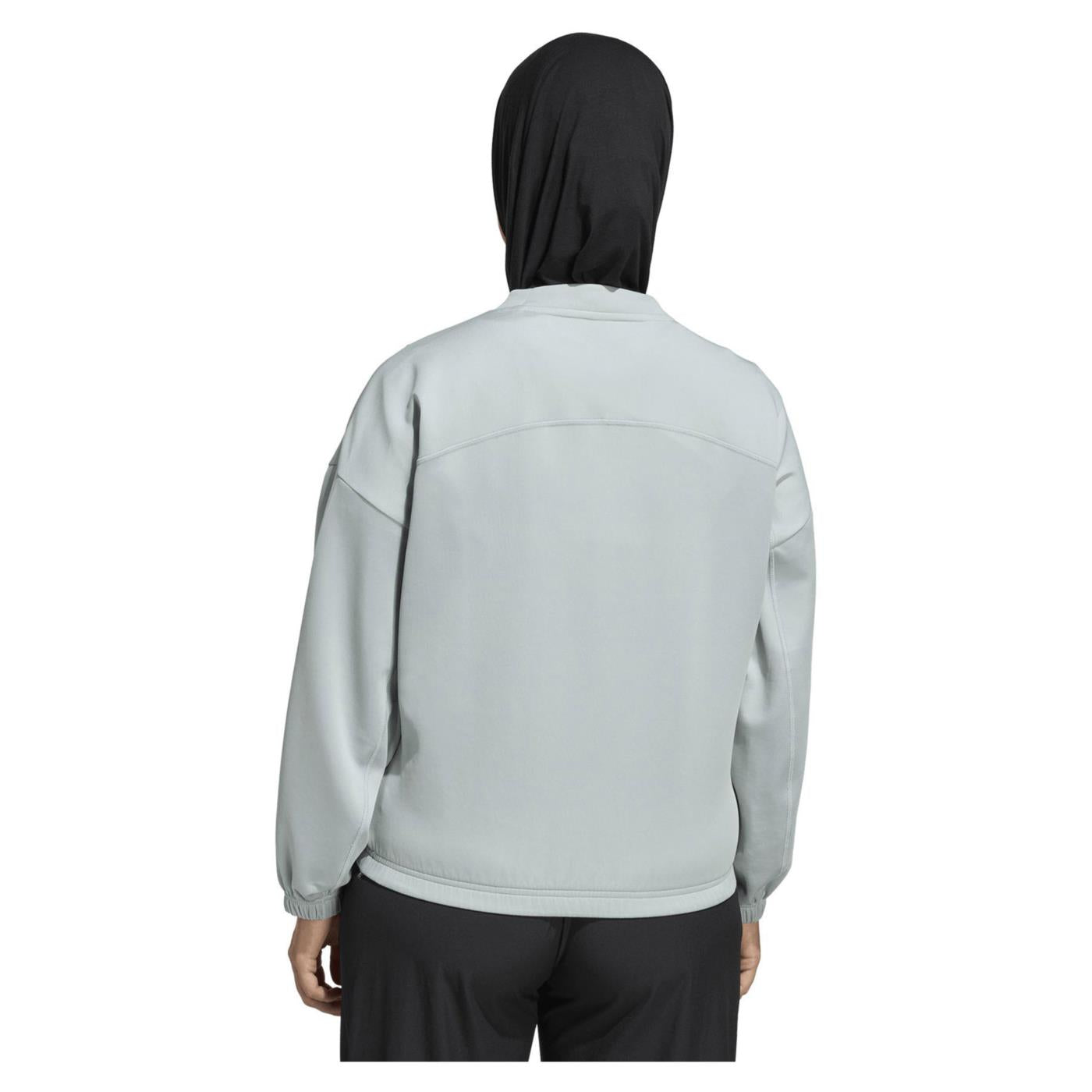 ADIDAS MOTION ES COVER W CREW - Nero - vista 2