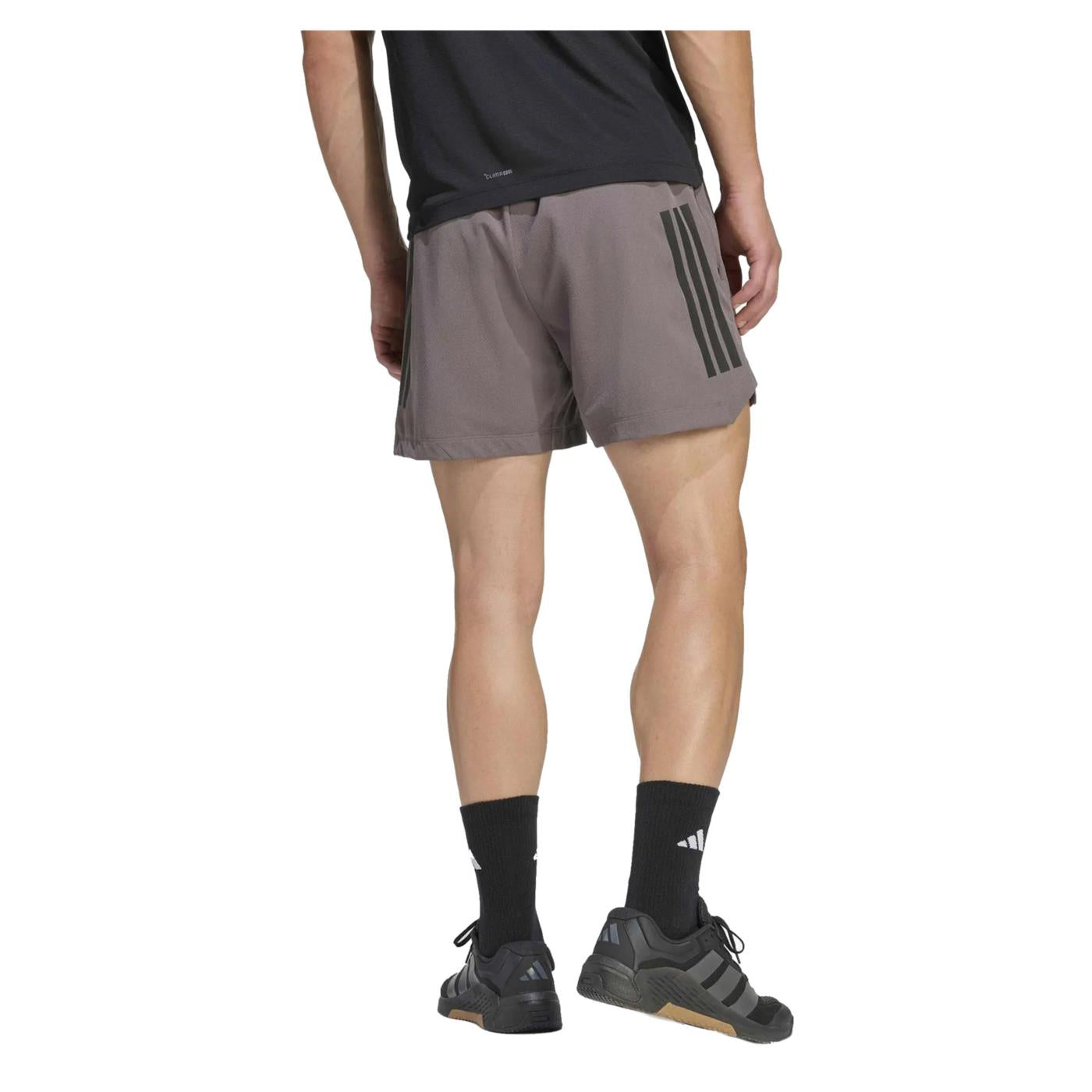 ADIDAS D4T POWER SHORT CHARCOAL - Grigio scuro - vista 2