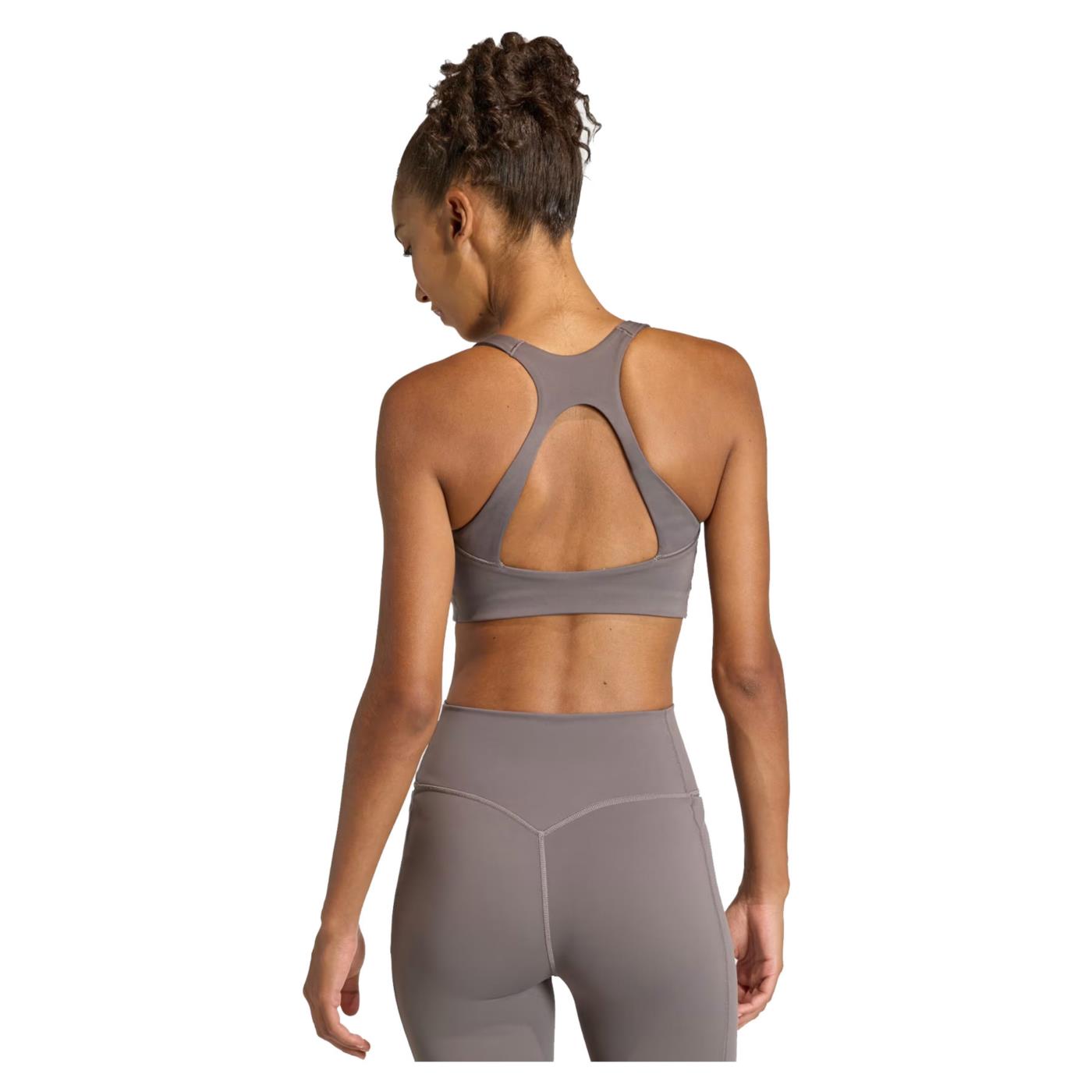 ADIDAS OPTIME MEDIUM SUPPORT BRA - Nero - vista 2