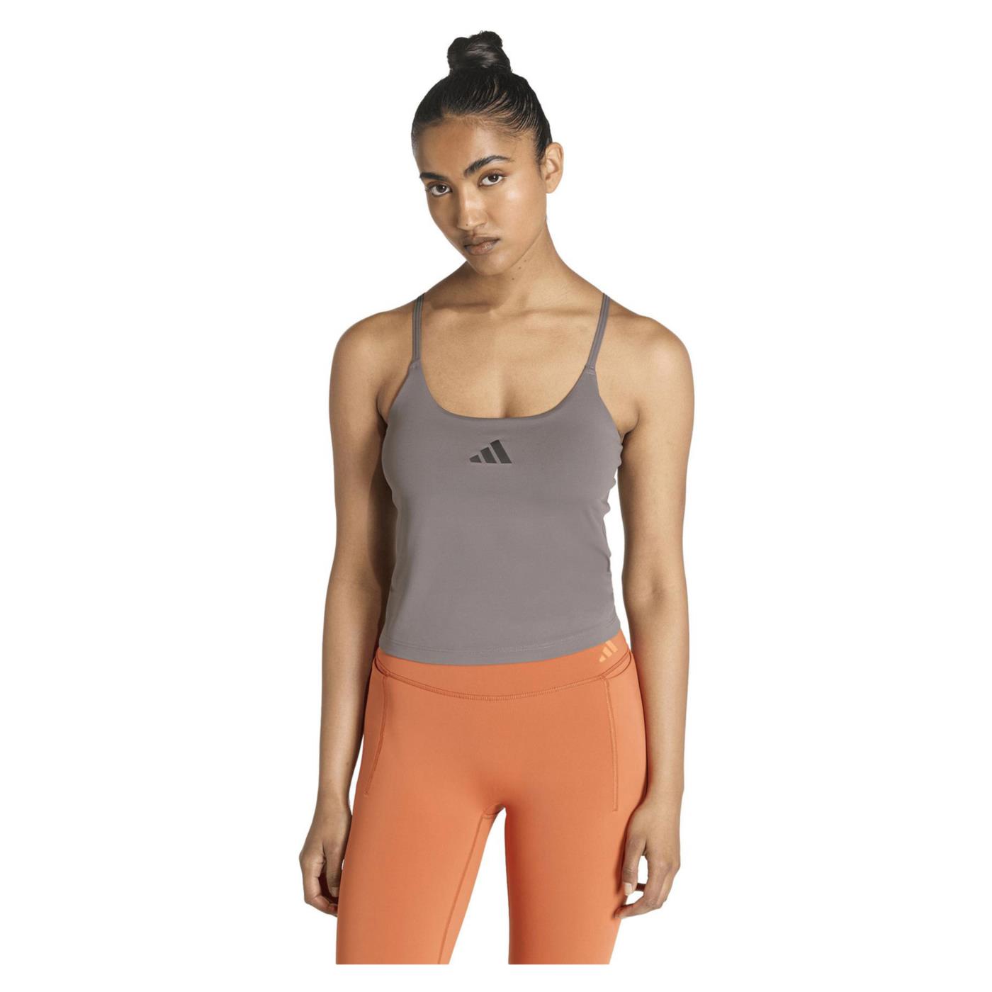 ADIDAS OPTIME LIGHT SUPPORT TANK - Grigio scuro - immagine principale