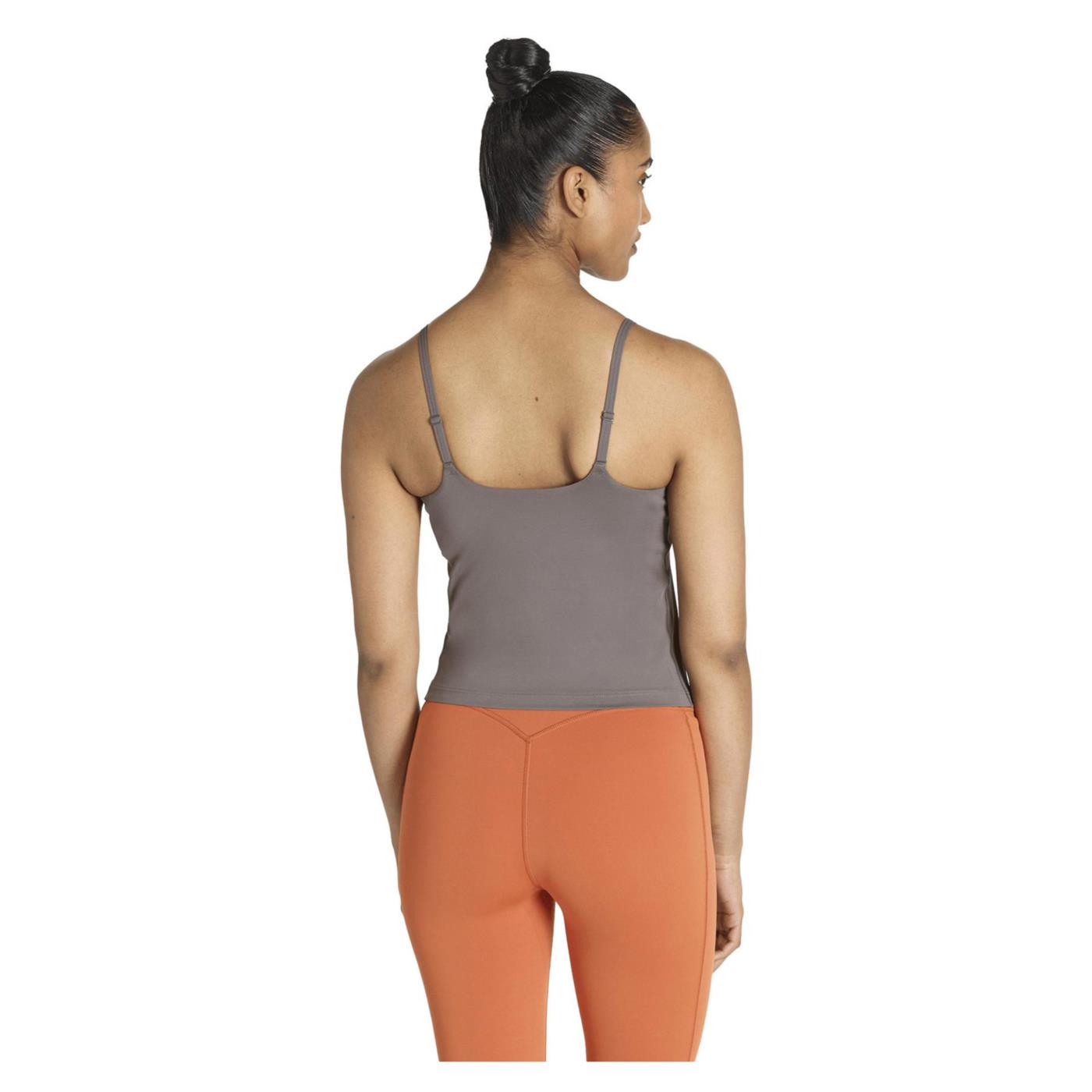 ADIDAS OPTIME LIGHT SUPPORT TANK - Grigio scuro - vista 2