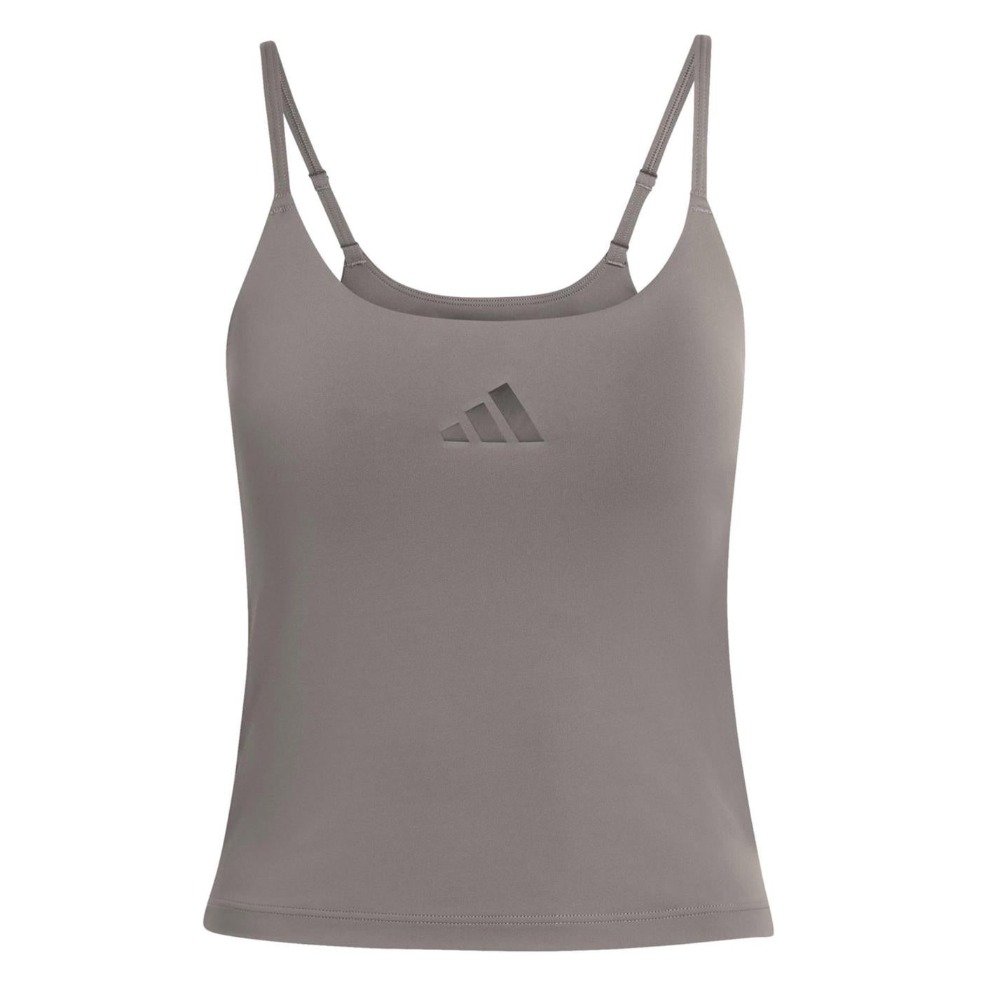 ADIDAS OPTIME LIGHT SUPPORT TANK - Grigio scuro - vista 3