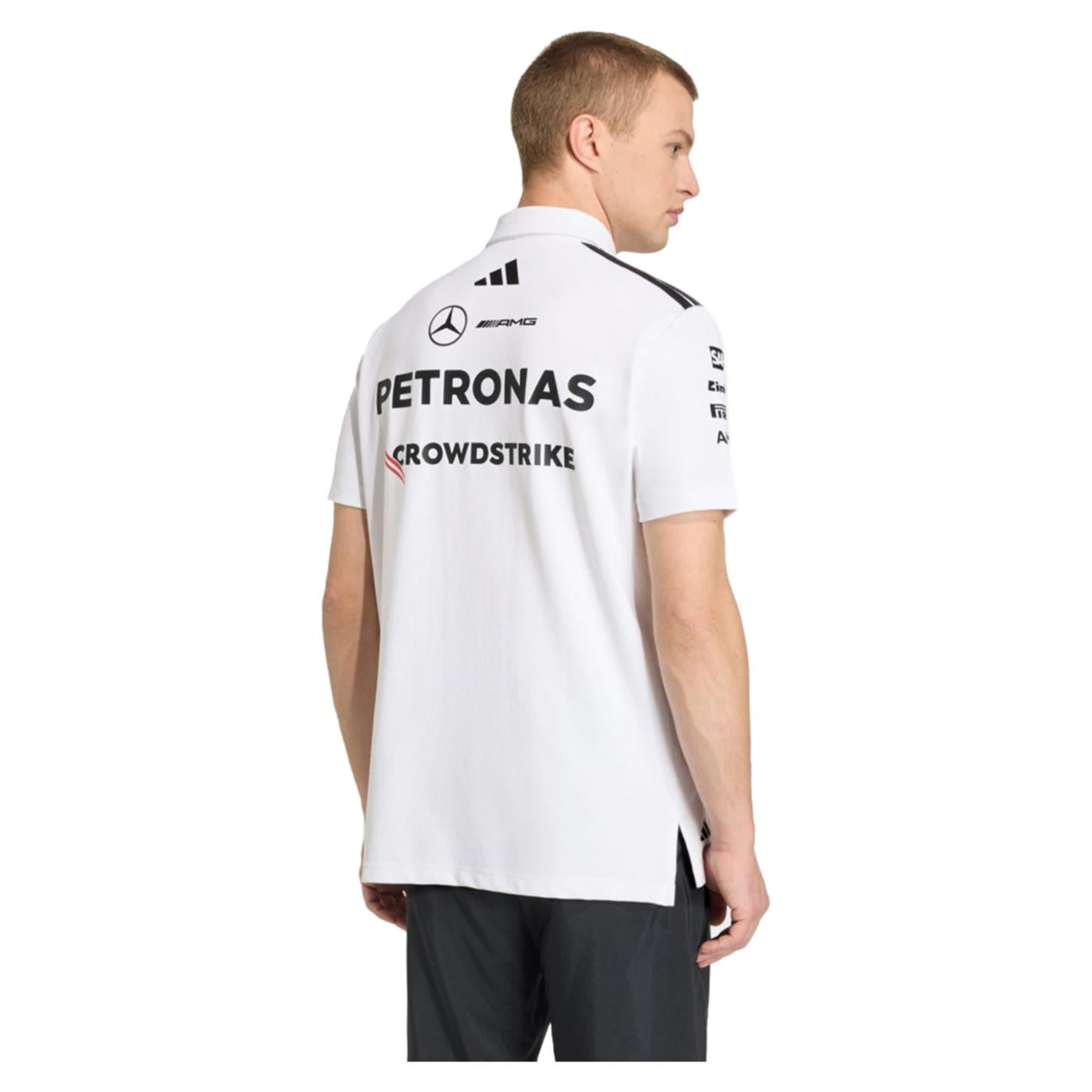 ADIDAS MERCEDES ENGINEERS POLO - Bianco - vista 2
