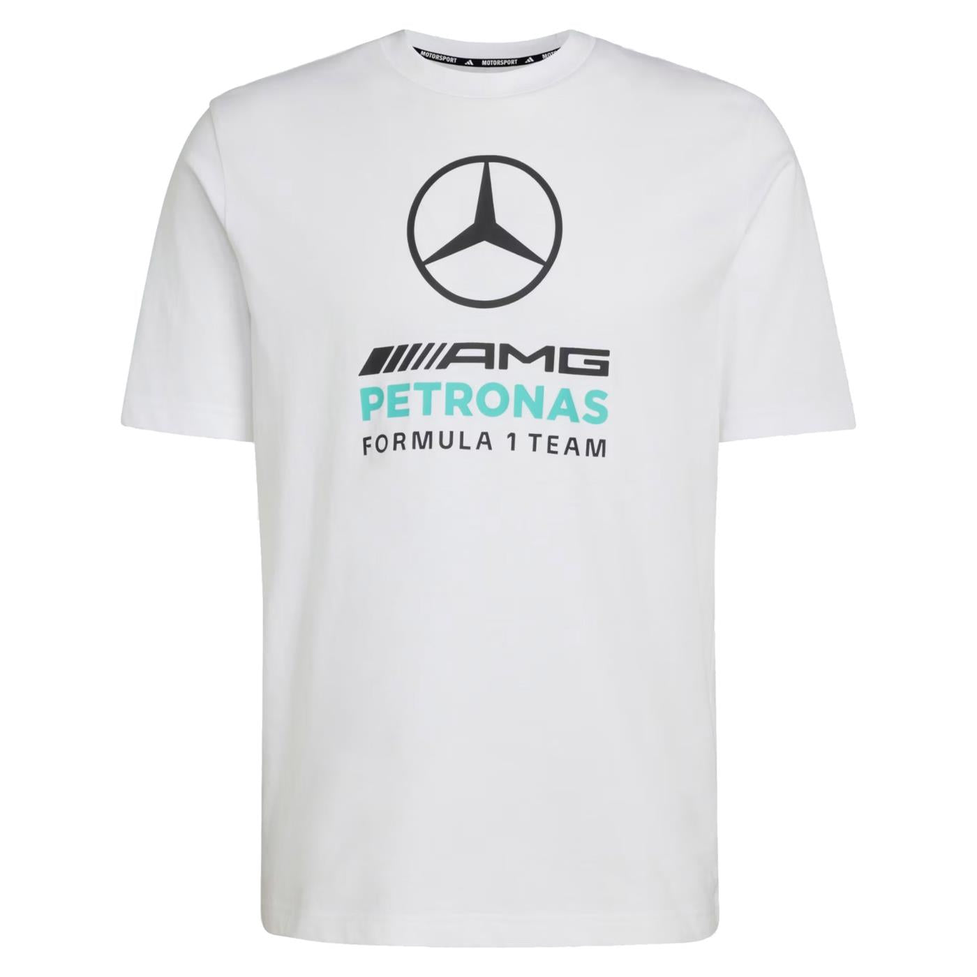 ADIDAS MERCEDES TEAM GRAPHIC TEE - Bianco - vista 3