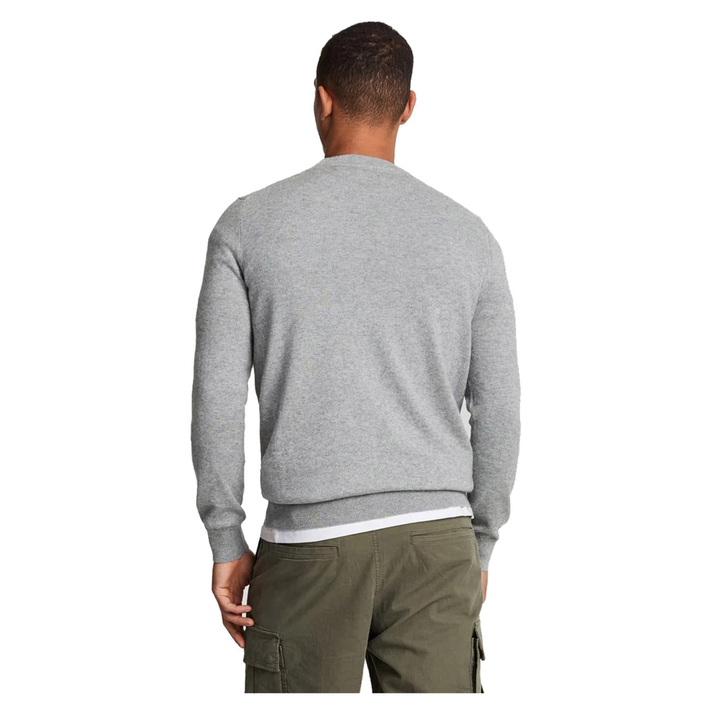 LYLE & SCOTT COTTON MERINO CREW JUMPER - seconda immagine