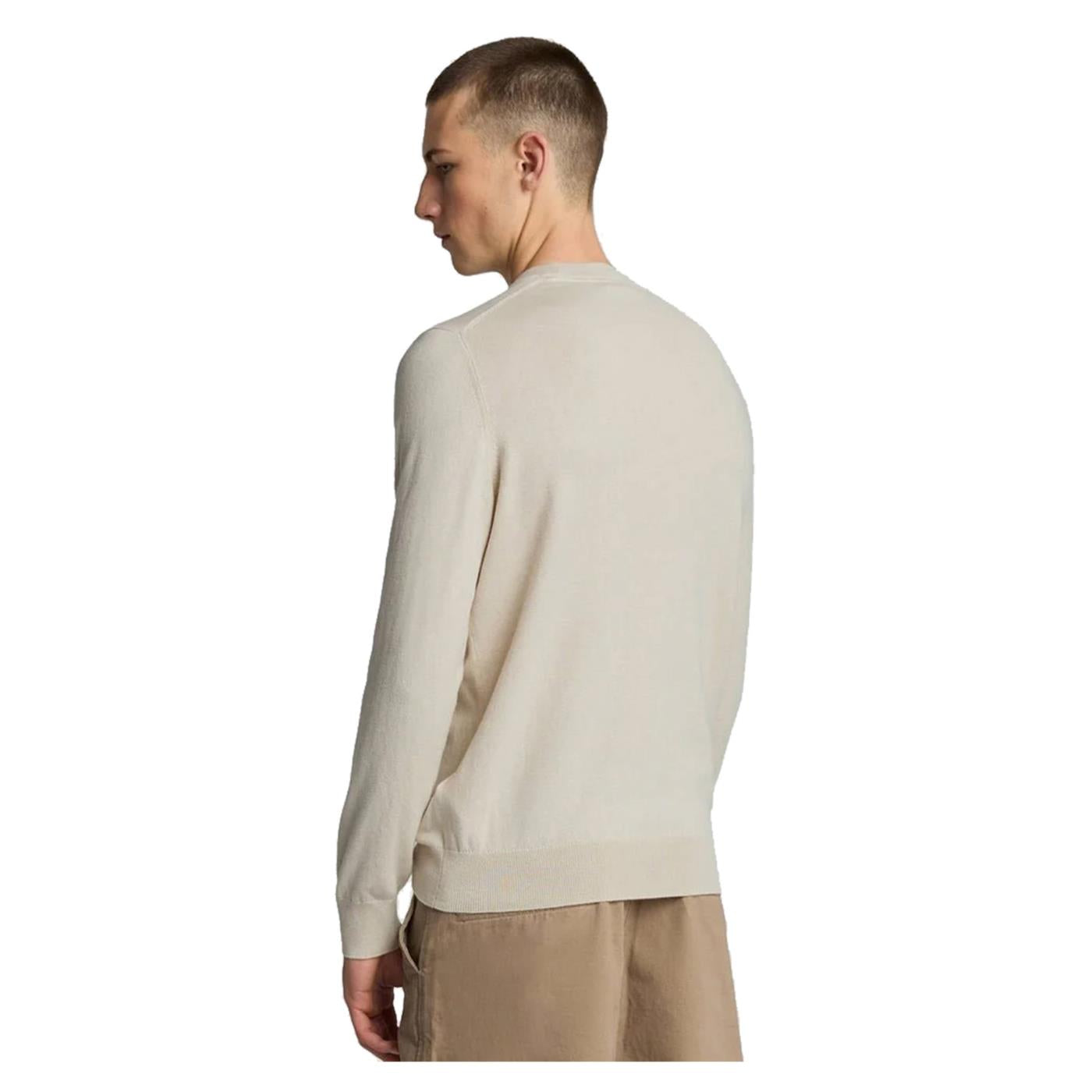 LYLE & SCOTT COTTON MERINO CREW JUMPER - seconda immagine