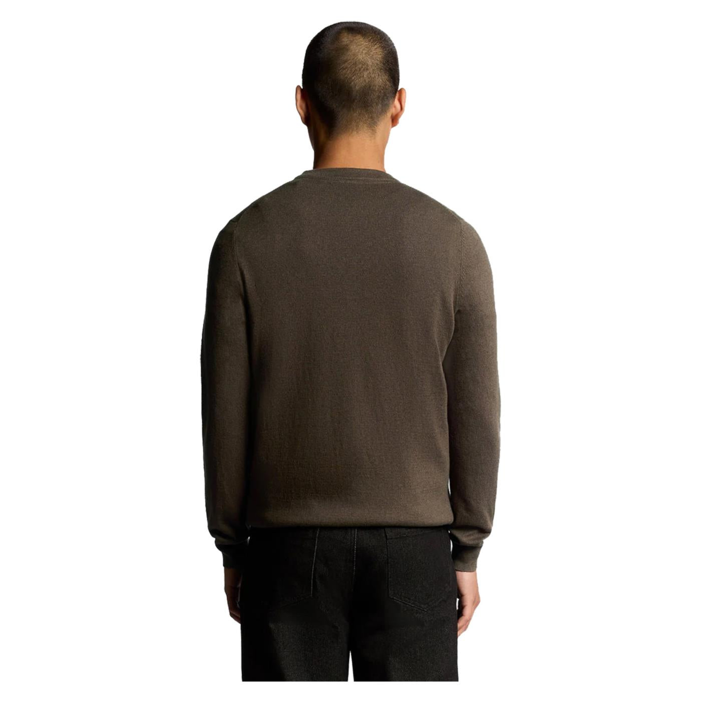 LYLE & SCOTT COTTON MERINO CREW JUMPER - seconda immagine