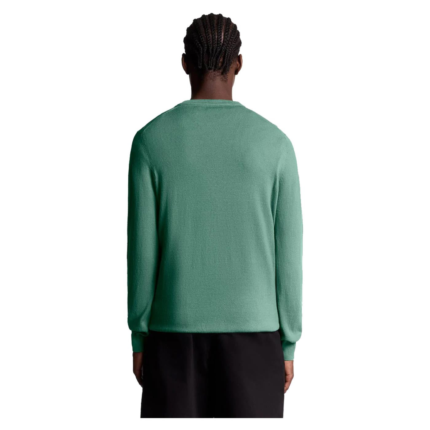 LYLE & SCOTT COTTON MERINO CREW JUMPER - seconda immagine
