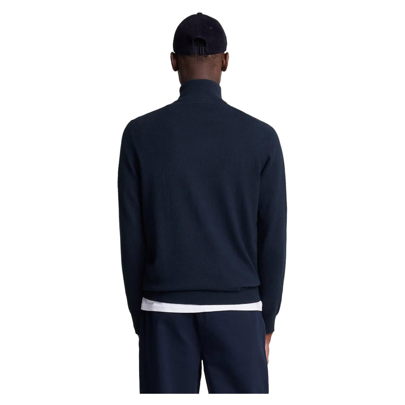 LYLE & SCOTT COTTON MERINO HALF ZIP - seconda immagine