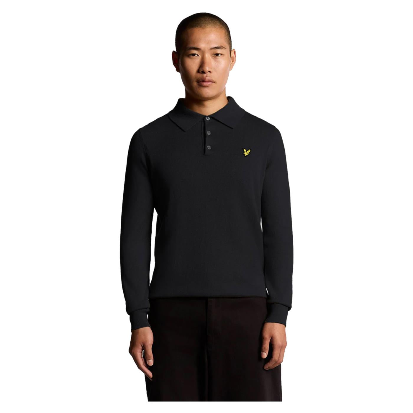 LYLE & SCOTT MERINO BLEND LS POLO - immagine principale