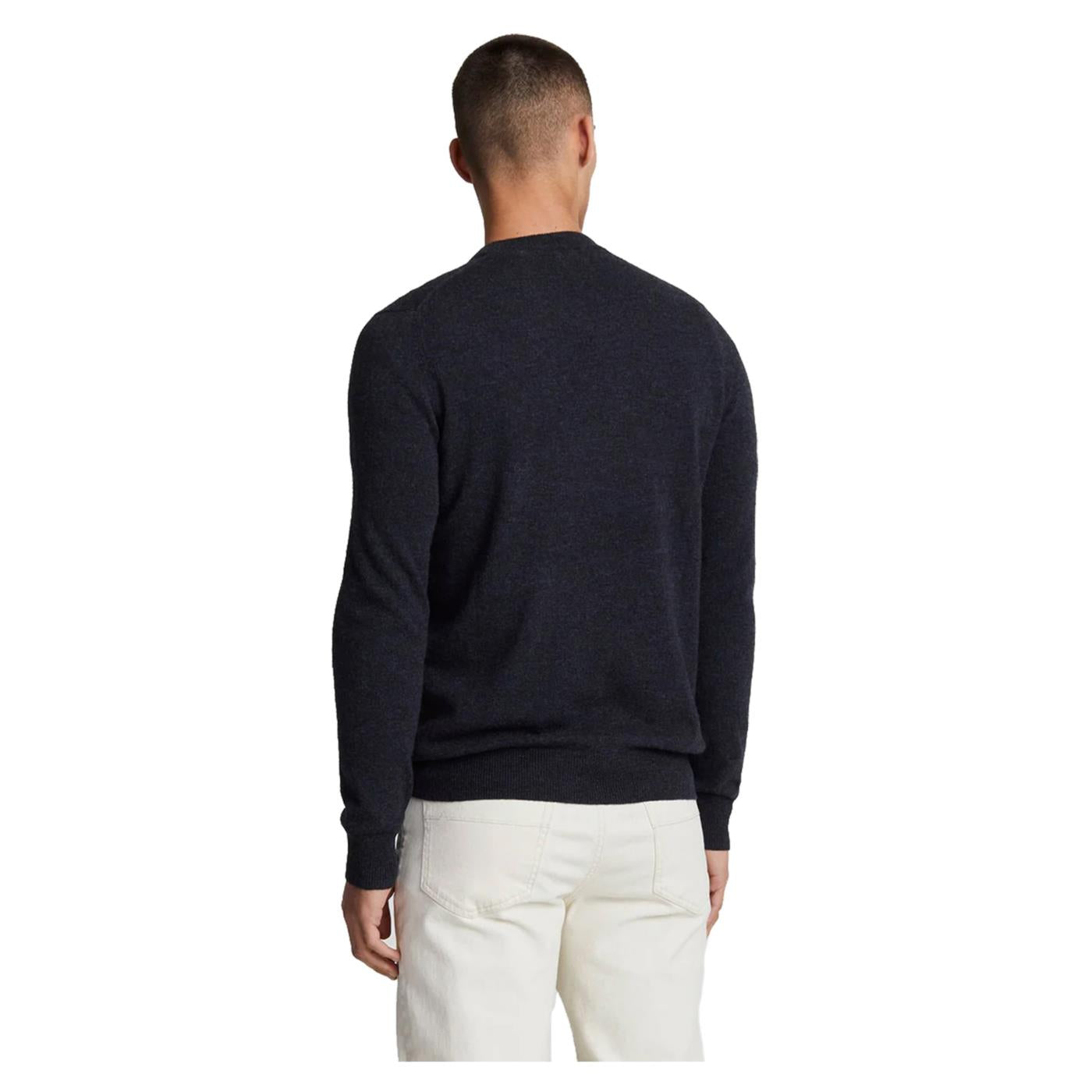 LYLE & SCOTT LAMBSWOOL CREW JUMPER - seconda immagine