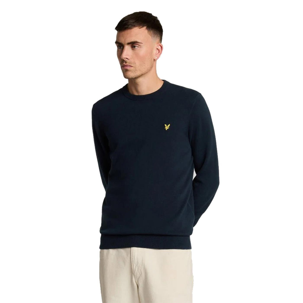 LYLE & SCOTT COTTON CREW NECK JUMPER - seconda immagine