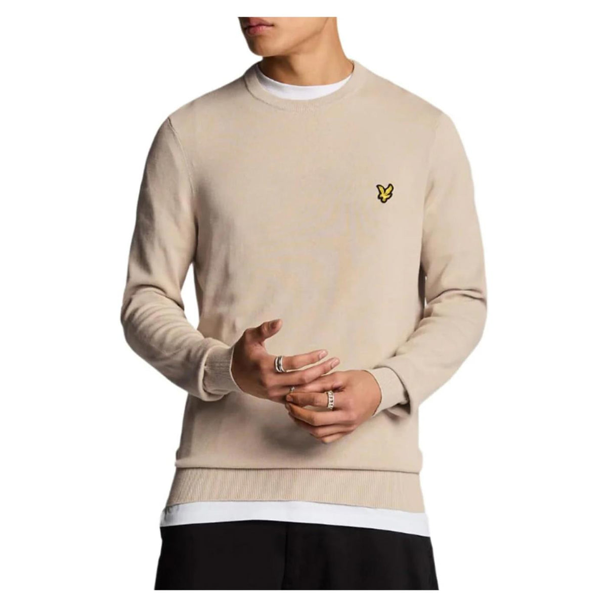 LYLE & SCOTT COTTON CREW NECK JUMPER