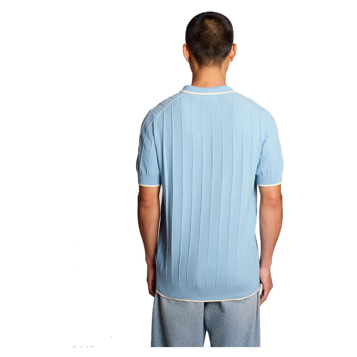 LYLE & SCOTT TIPPED PIQUE KNITTED POLO - seconda immagine