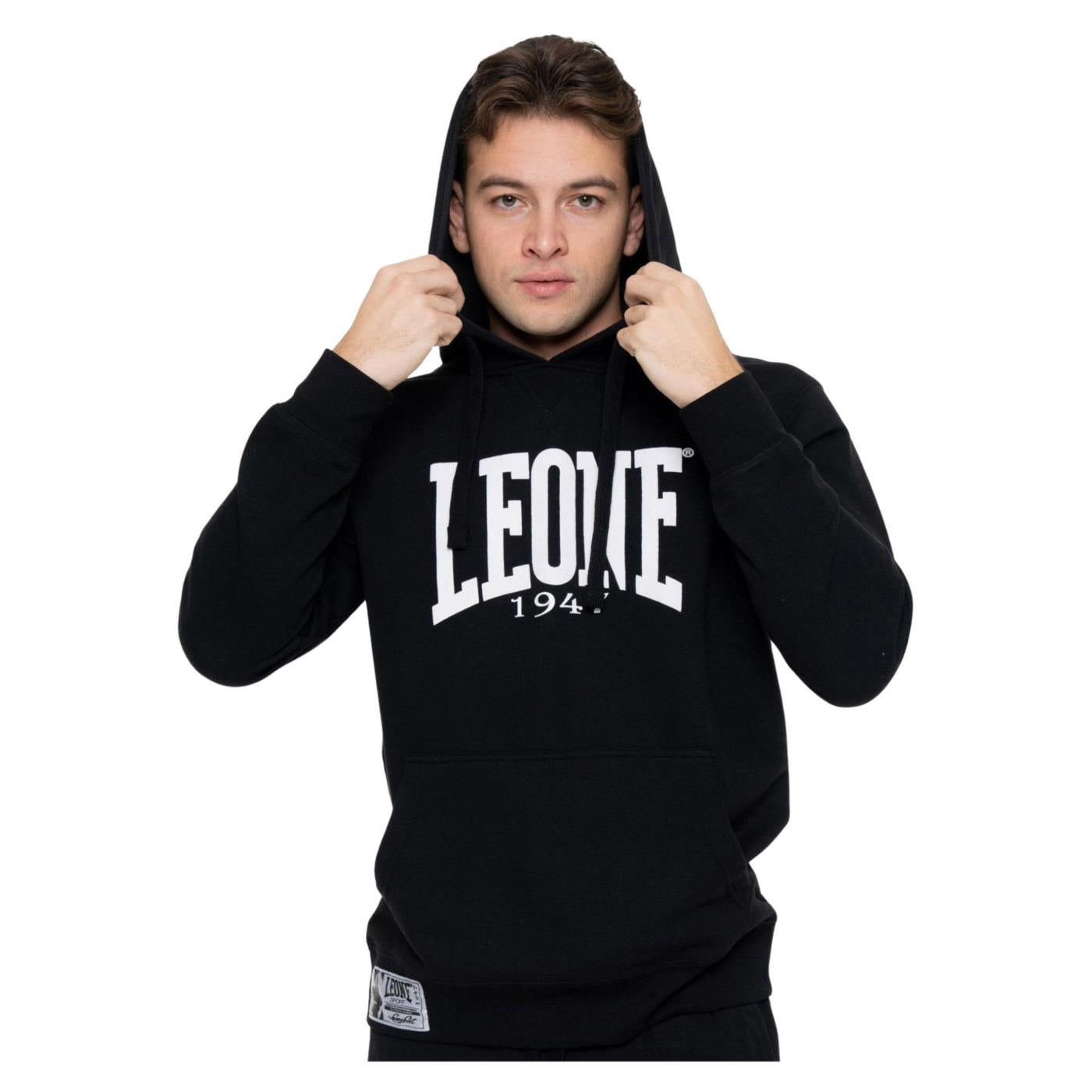 LEONE FELPA HOODY FIGHT ACADEMY - Nero - vista 3