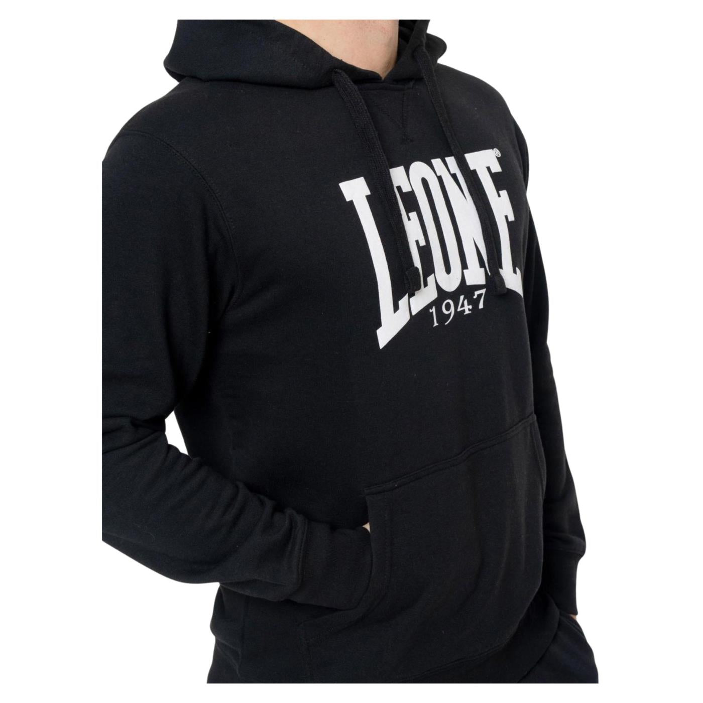 LEONE FELPA HOODY FIGHT ACADEMY - Nero - vista 4