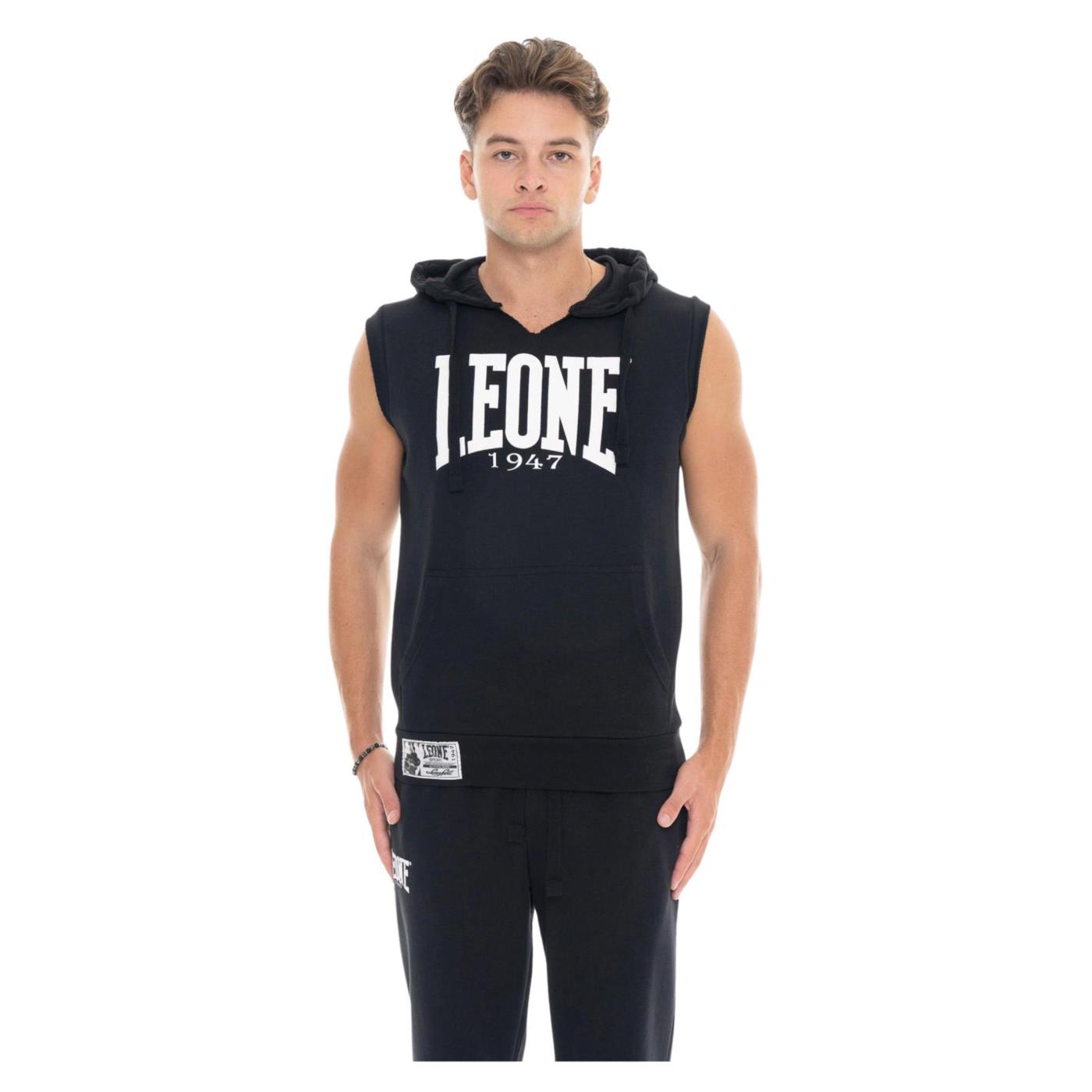 LEONE GILET HOODY FIGHT ACADEMY - Nero - immagine principale