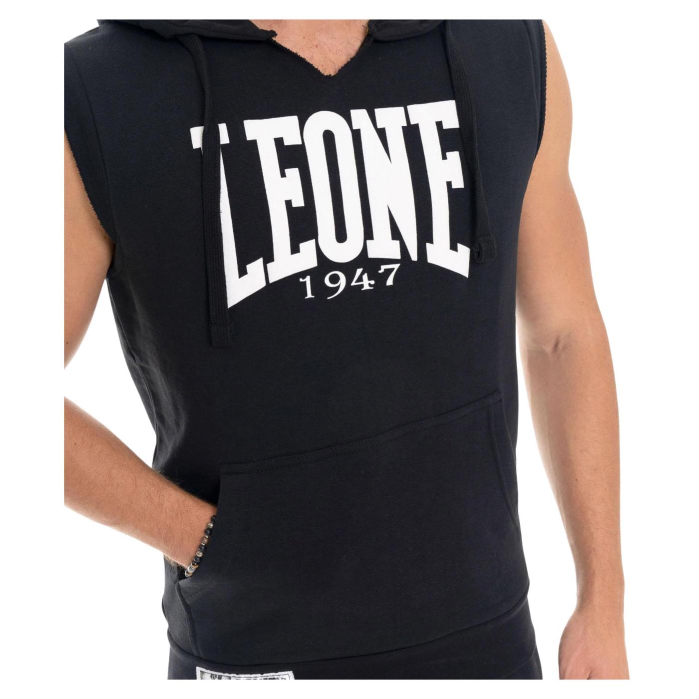LEONE GILET HOODY FIGHT ACADEMY - Nero - vista 4