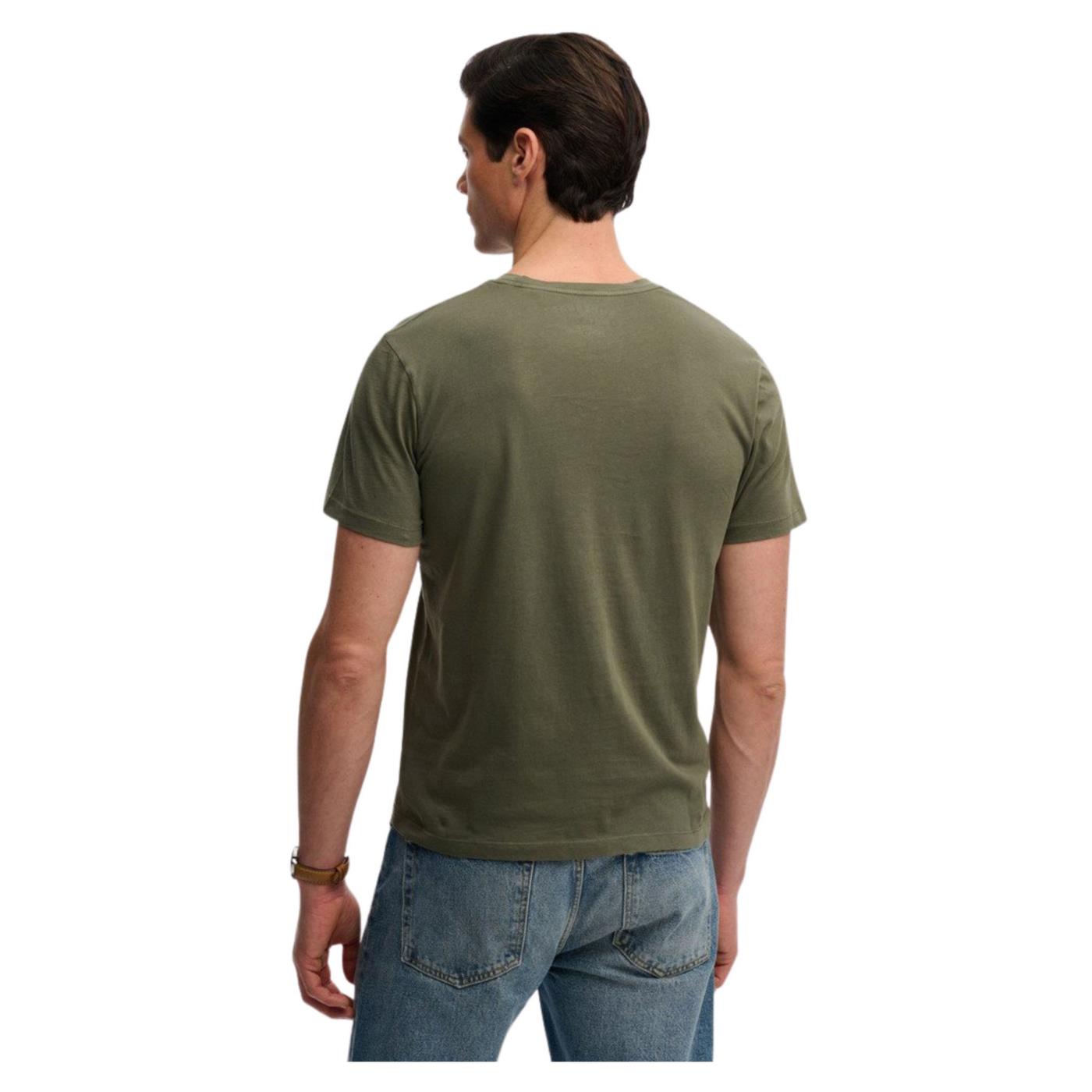 SUPERDRY CLASSIC ESSENTIAL TEE - Militare - vista 2