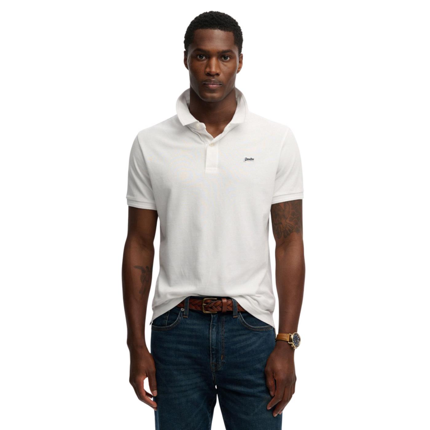 SUPERDRY CLASSIC PIQUE POLO - Bianco - vista 2