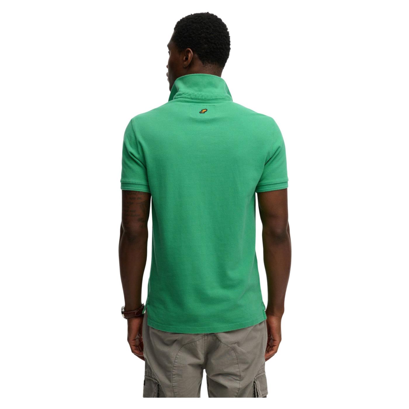 SUPERDRY CLASSIC PIQUE POLO - Verde - vista 4