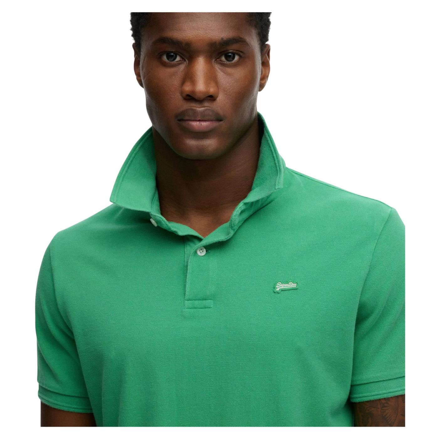 SUPERDRY CLASSIC PIQUE POLO - Verde - vista 5