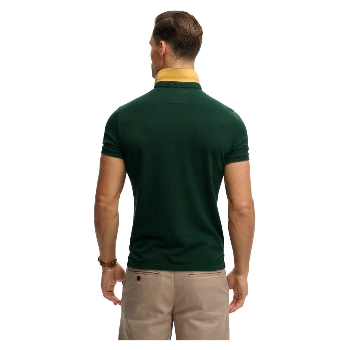 SUPERDRY PIQUE MONOGRAM POLO - seconda immagine