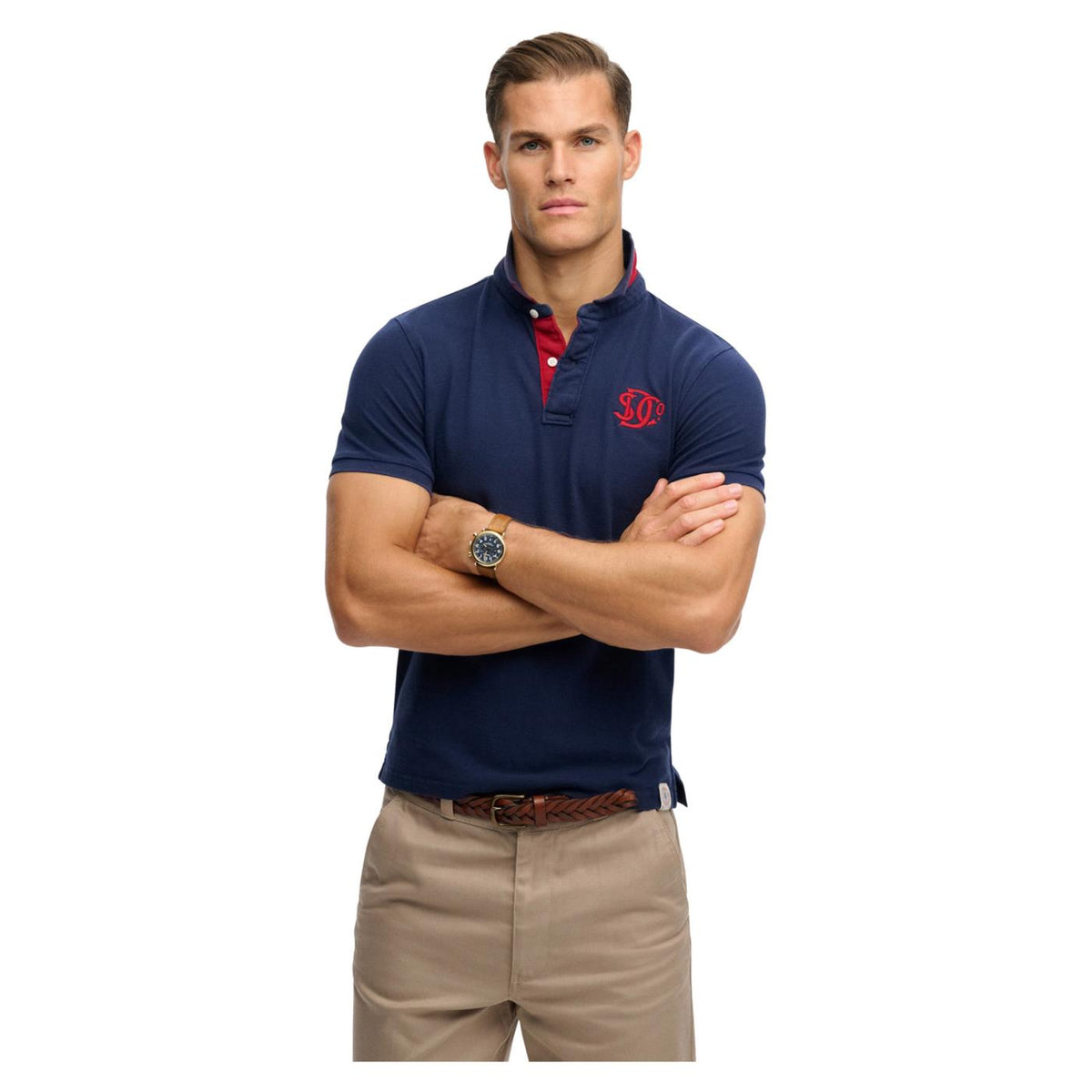 SUPERDRY PIQUE MONOGRAM POLO
