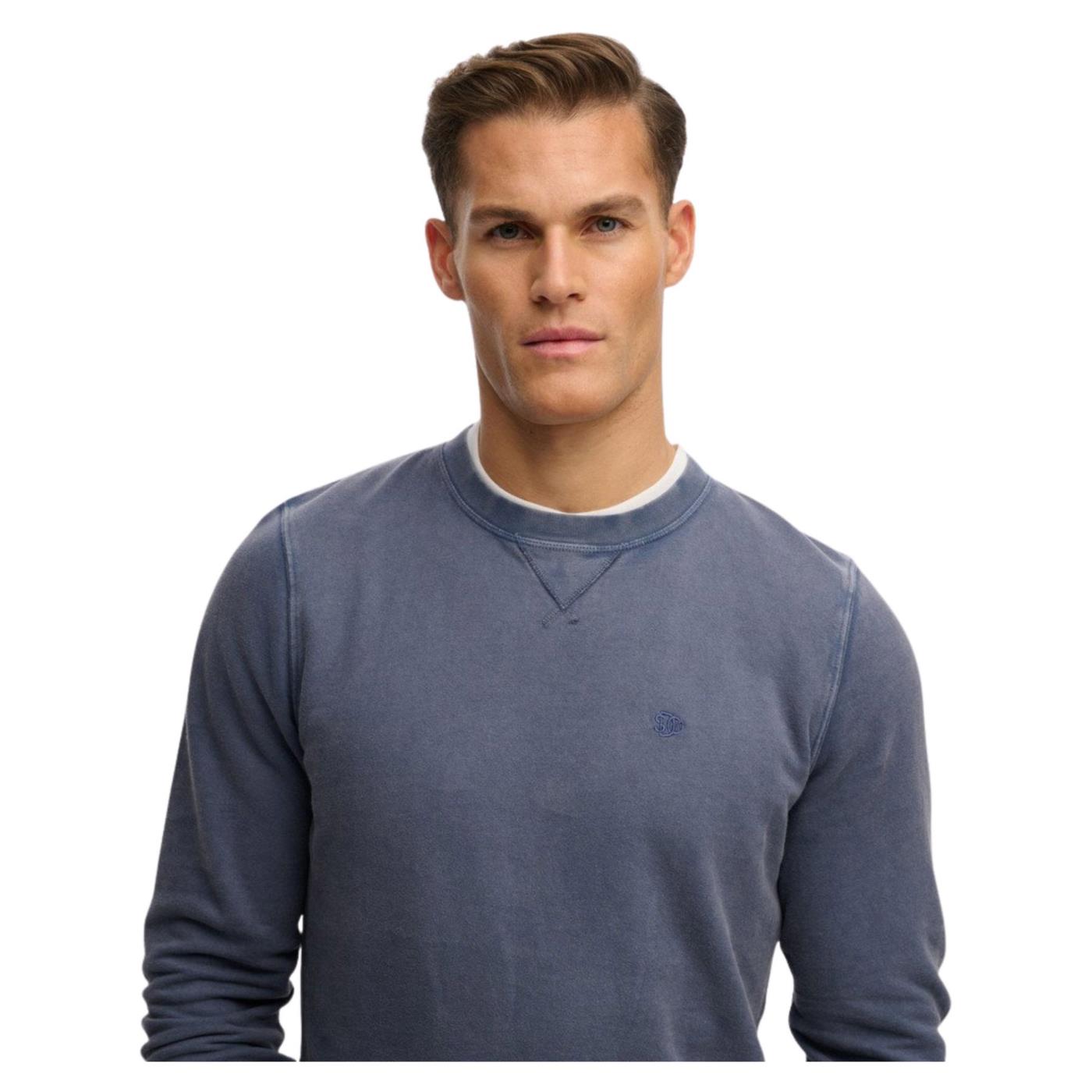 SUPERDRY CLASSIC ESS SWEATSHIRT - Blu - vista 6