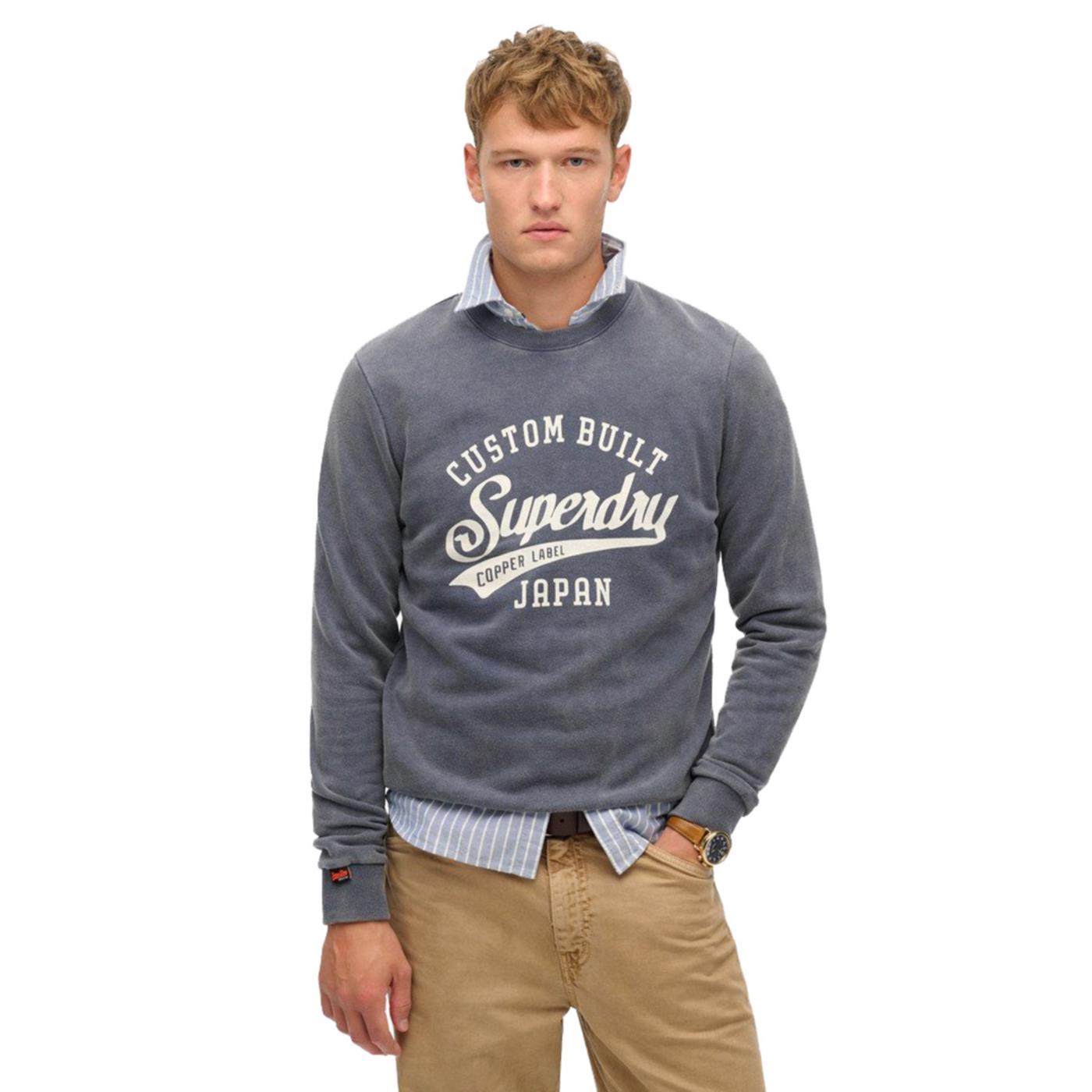 SUPERDRY VINTAGE WASH RELAXED CREW