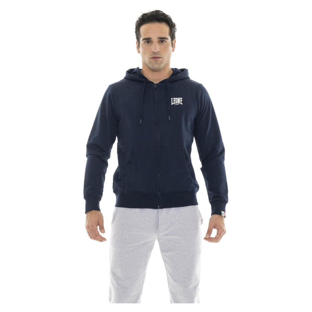 LEONE FELPA BASIC FZ CAPUCCIO