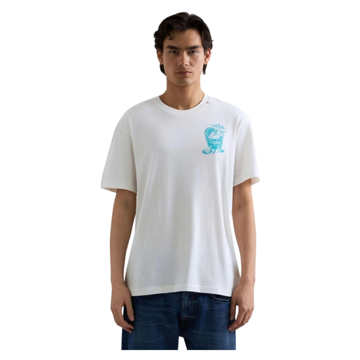 REPLAY T-SHIRT CON STAMPA