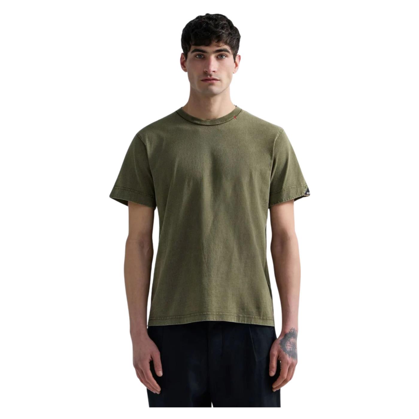 REPLAY T-SHIRT MC UOMO - Militare - immagine principale