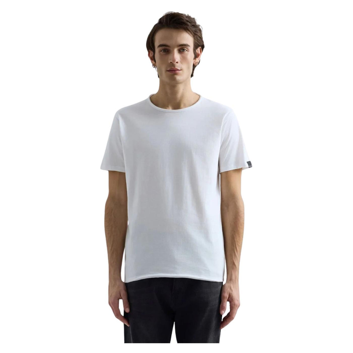 REPLAY T-SHIRT GIROCOLLO COTONE