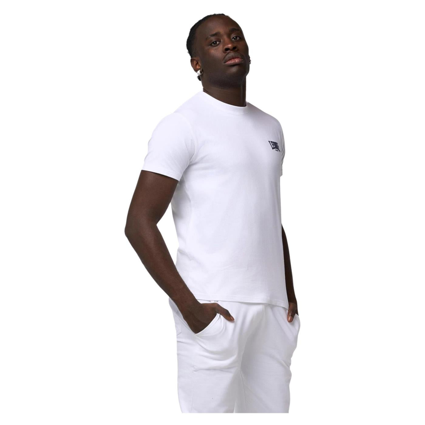 LEONE T-SHIRT JERSEY STRETCH - Bianco - vista 2