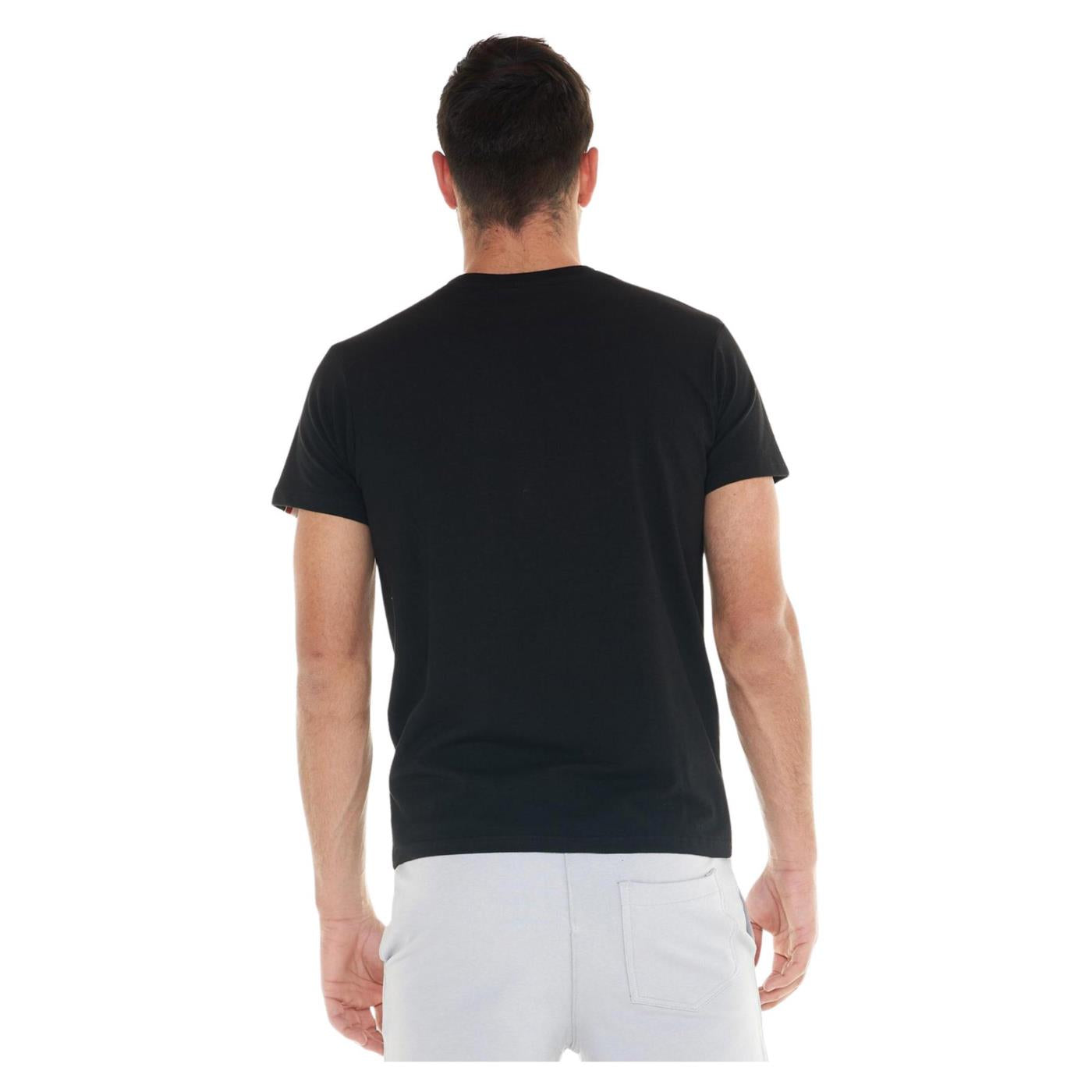 LEONE T-SHIRT JERSEY STRETCH - Nero - vista 2