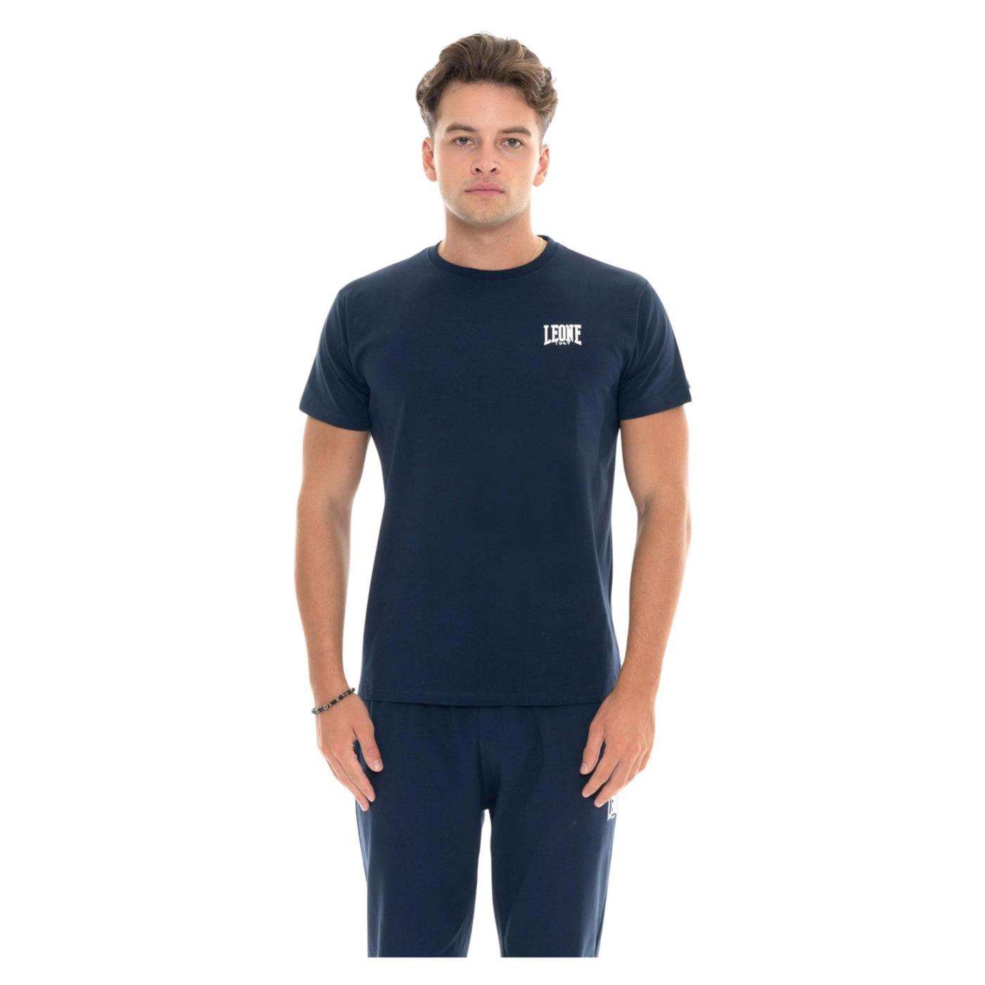 LEONE T-SHIRT JERSEY STRETCH - Blu - immagine principale