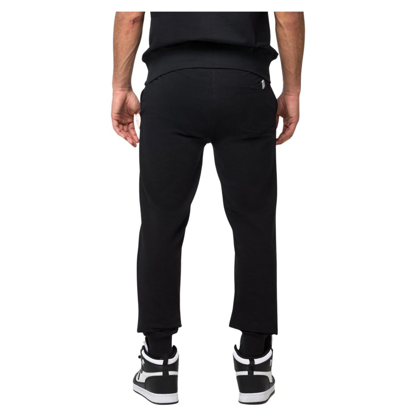 LEONE PANTALONI CON POLSINO - Nero - vista 2