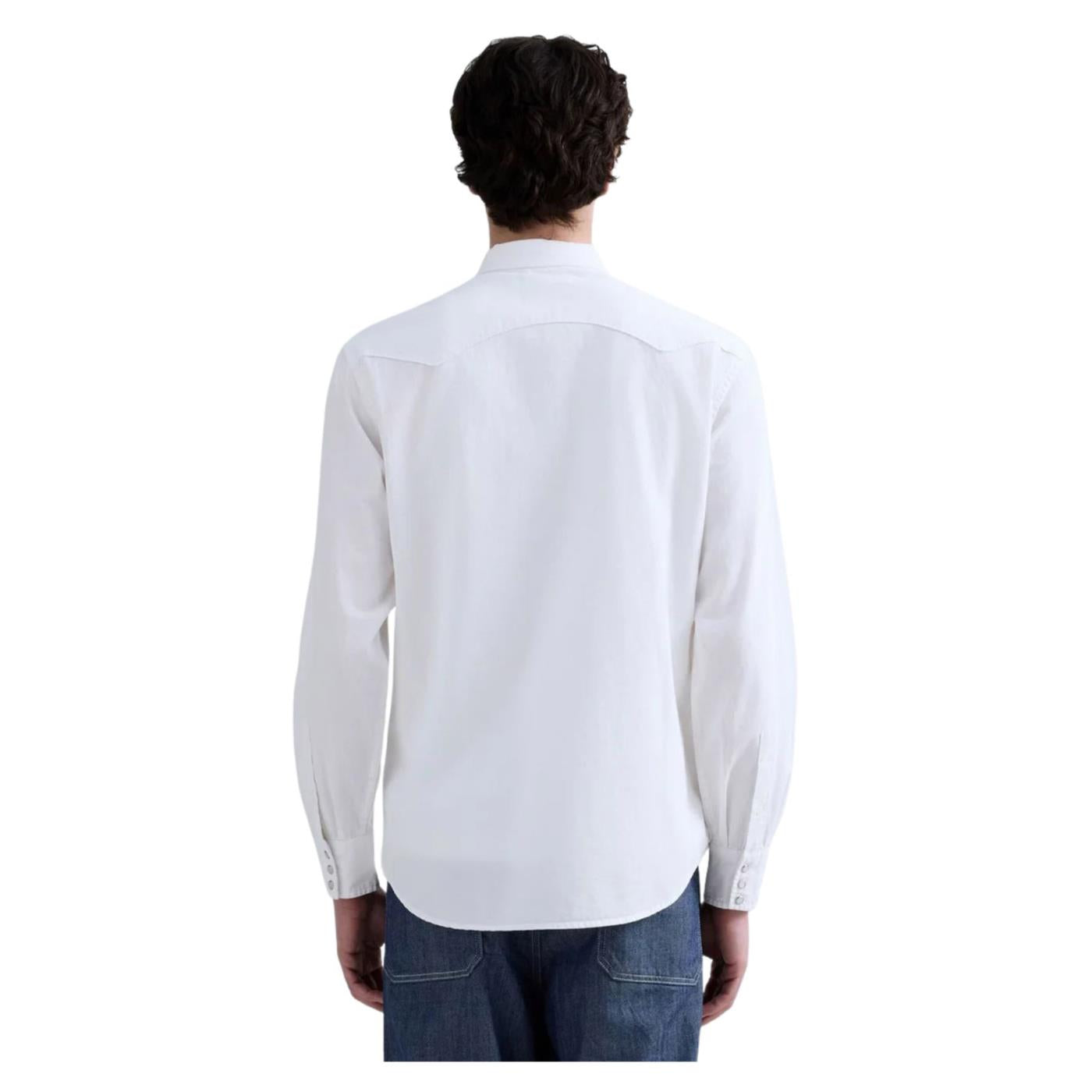 REPLAY CAMICIA WESTERN - Bianco - vista 2