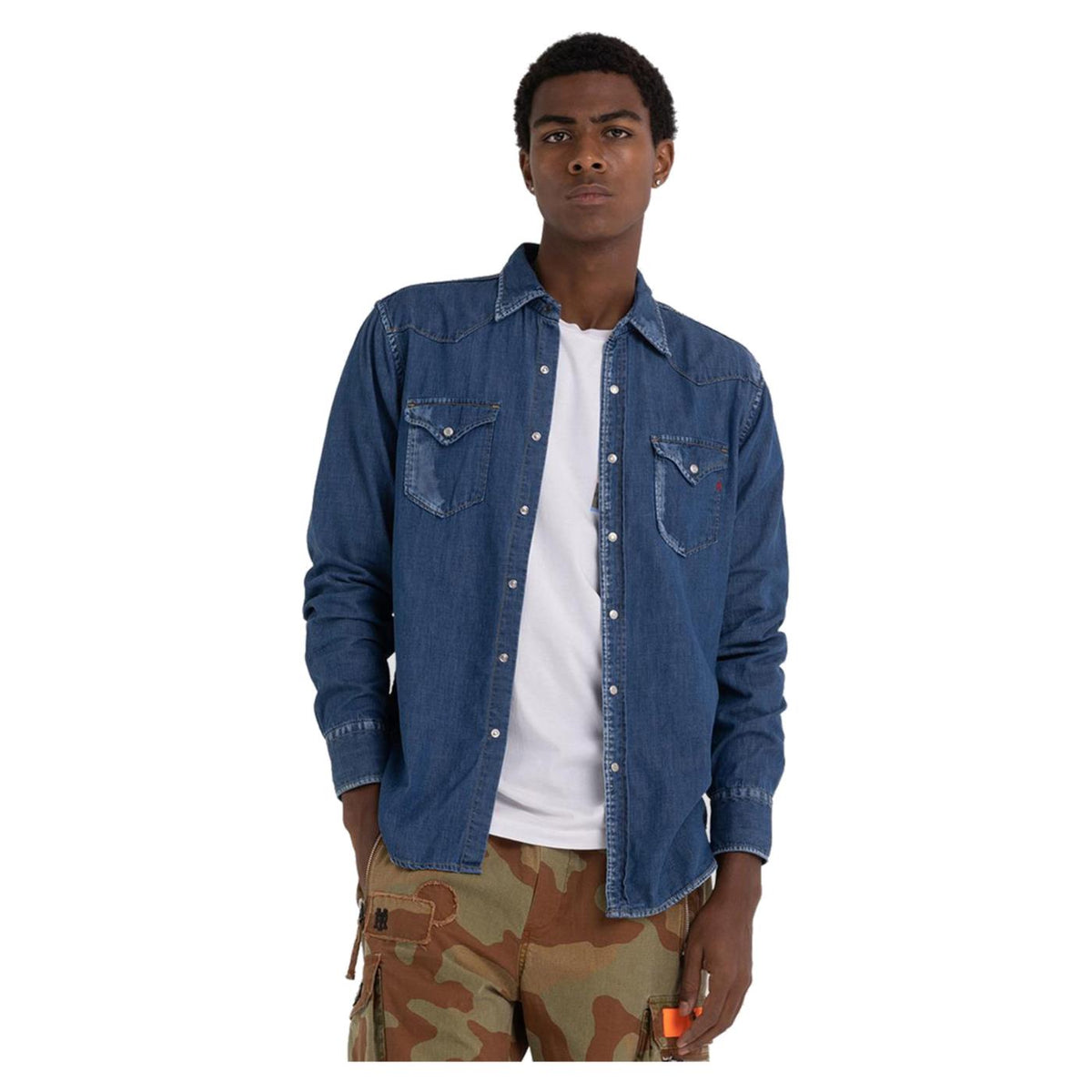 REPLAY CAMICIA UOMO