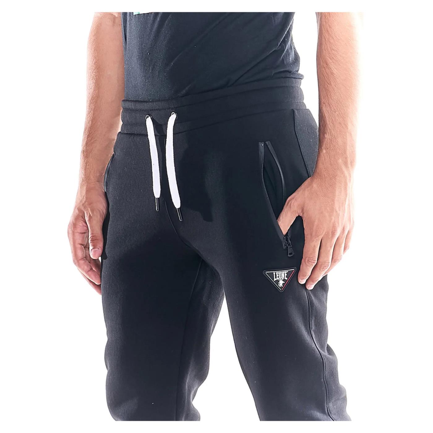 LEONE PANTALONI FELPATI POLSINO