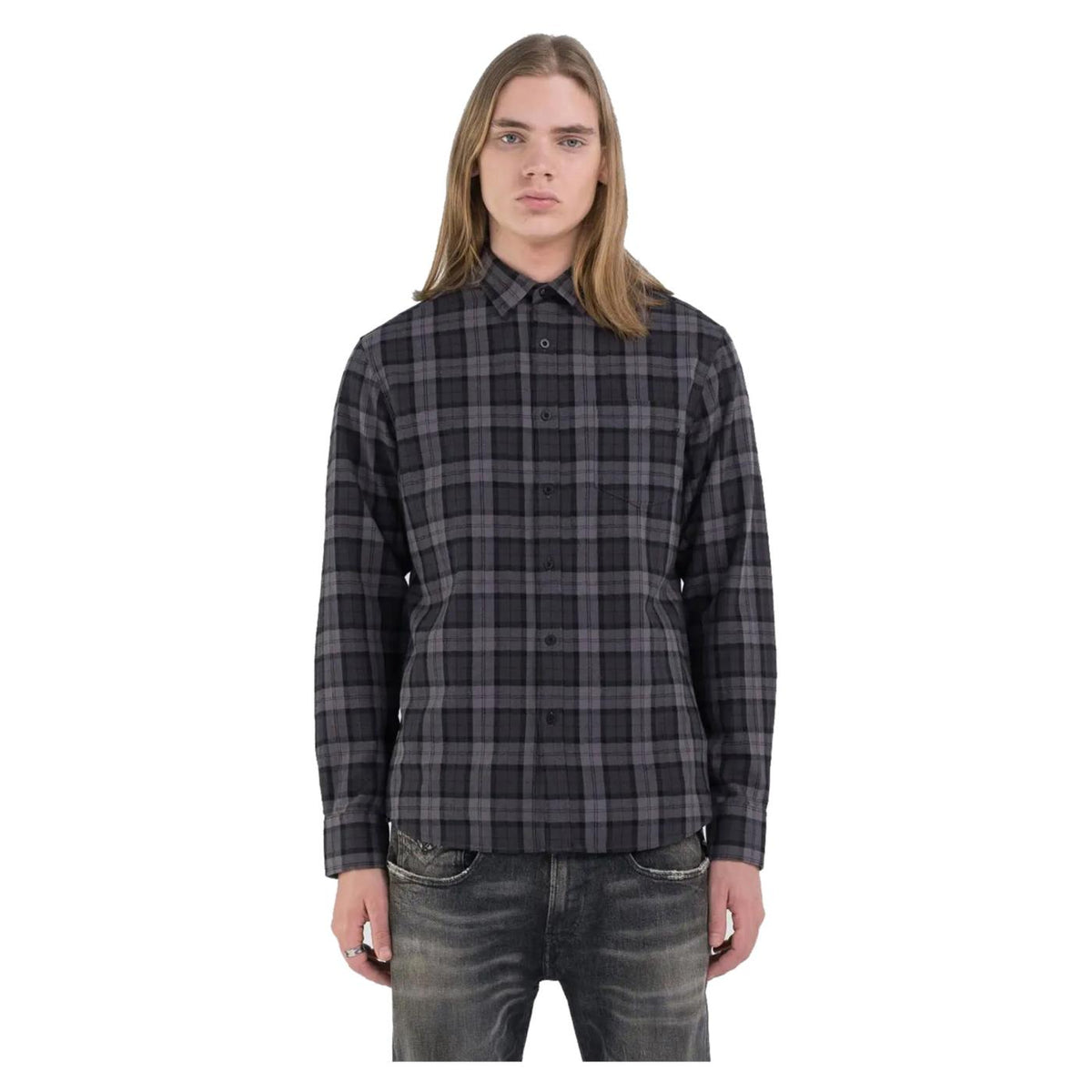 REPLAY CHECK FLANNEL SHIRT
